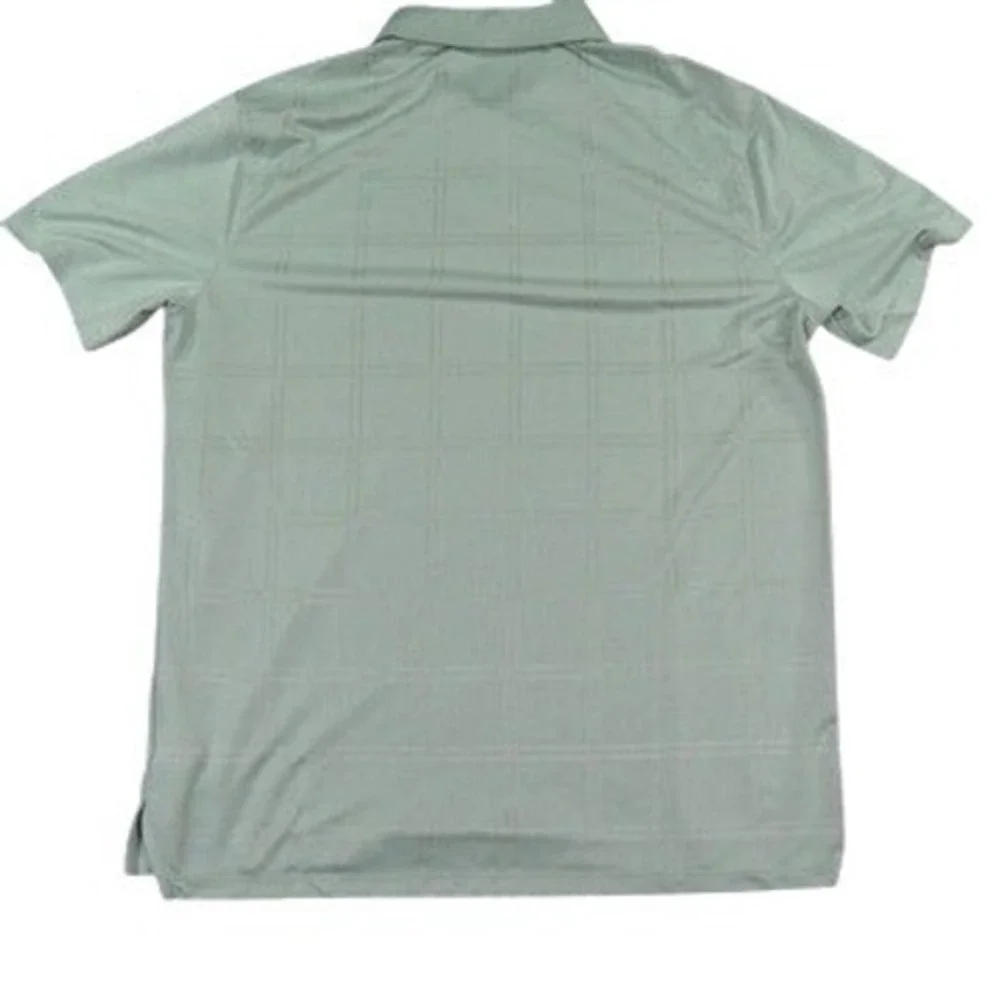 Nike Spurs Vapor Golf Polo Mens Large Green Regular Fit Logo Dri-FIT DA2969-017